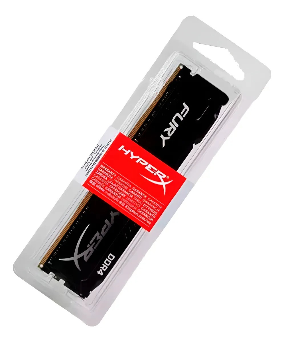 MEMORIA RAM KINGSTON HX426C16FB/16 HYPER FURY DDR4 16GB PC4-21300 2666MHZ