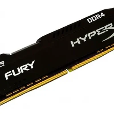 MEMORIA RAM KINGSTON HX42C15FBK4/8 HYPER FURY DDR4 8GB PC4-19200 2400MHz LLEGO 12 NUEVO