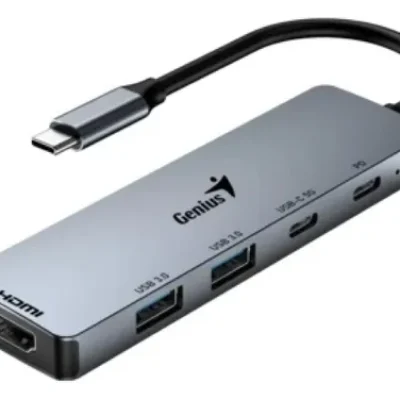HUB GENUIS UH-500 5 EN 1 USB-C +2xUSB3.0 +2XUSB-C + HDMI