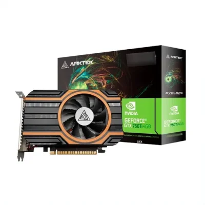 TARJETA DE VIDEO ARKTEK GT750TI PCI-E x16 3.0 DE 4GB DDR5, NVIDIA, HDMI, DVI, VGA LP