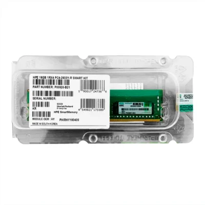 MEMORIA RAM HP P00920-B21 DDR4 16GB 1RX4 PC4-23400 2933MHz ECC REGISTERED