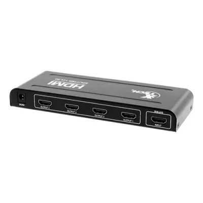 SPLITTER DE VIDEO HDMI XTECH XHA-420 DE 1 ENTRADA A 4 SALIDAS METALICO LLEGO 4 NUEVO
