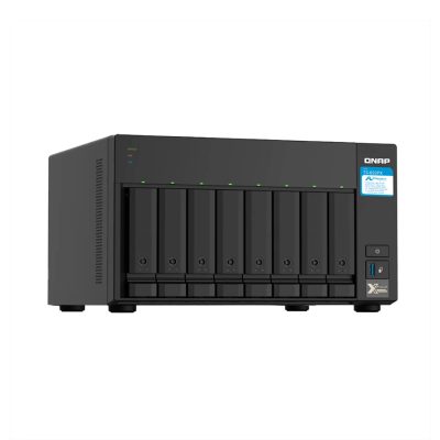SERVIDOR NAS QNAP TS-832PX-4G-US 8XBAHÍAS, SATA, QC 1.7GHz, DDR4 4GB, 3 PUERTOS USB 3.2, 2 PUERTOS 2.5GbE + 2 10GIGABIT SFP+, TORRE