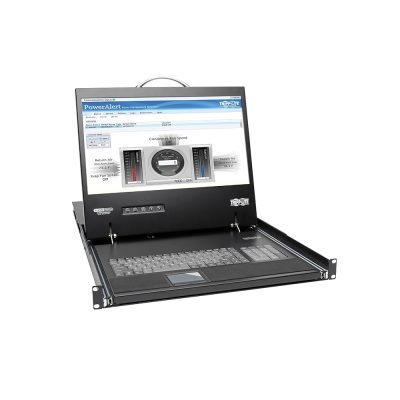 CONSOLA KVM TRIPP-LITE B070-016-19 NETCOMANDER DE 16 PUERTOS RJ45 CON MONITOR LCD 19″ Y TECLADO RACKEABLE
