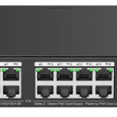 CLOUD SWITCH RUIJIE REYEE RG-ES220GS-P ADMINISTRABLE L2 DE 20 PUERTOS GIGABIT CON 16 PUERTOS PoE+ 250W + 2 PUERTOS SFP RACK