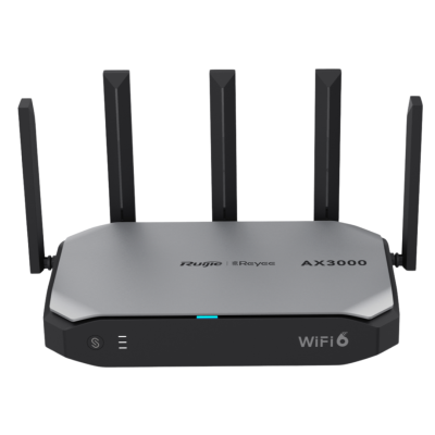 GATEWAY ROUTER RUIJIE REYEE RG-EG105GW-X DE 5 PUERTOS GIGABIT WIRELESS WIFI 6 AX3000 5 ANTENAS ALL-IN-ONE