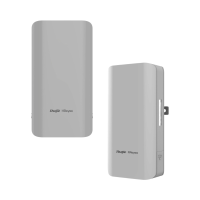 ACCESS POINT WIRELESS AC RUIJIE REYEE RG-EST310 V2 BRIDGE PTP 5GHz 10dBi 867Mbps 1km CCTV ETHERNET PoE IP54 CLOUD 2-PACK