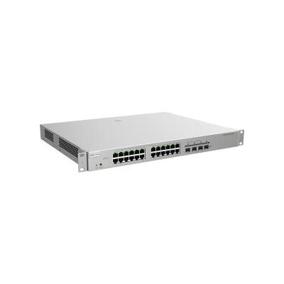 CLOUD SWITCH RUIJIE REYEE RG-NBS5100-24GT4SFP-P ADMINISTRABLE L3 DE 24 PUERTOS GIGABIT POE+ 370W + 4 PUERTOS SFP RACKEABLE