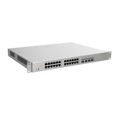 CLOUD SWITCH RUIJIE REYEE RG-NBS5200-24GT4XS-P-V2 ADMINISTRABLE L3 DE 24 GIAGABIT POE+ 370W + 4 PUERTOS SFP+ RACKEABLE