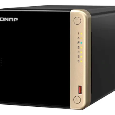 SERVIDOR NAS QNAP TS-464-8G 4xBAHÍAS, SATA, RAID 0-10, QC 2.9GHz, 8GB RAM DDR4, 2xM.2 NVMe, PUERTOS USB 3.2, 2.5GbE, 2xLAN