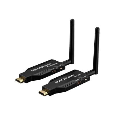 ADAPTADOR KIT EXTENSION ACTIVO HDMI 4K WIRELESS HASTA 50mts. + CABLE ALIMENTACIÓN USB