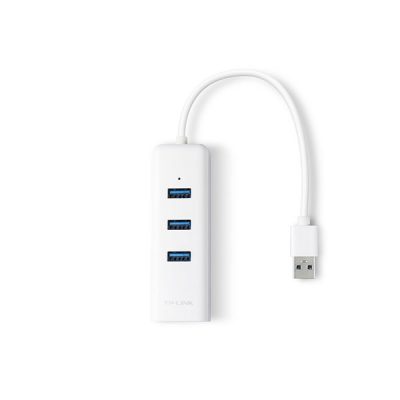 ADAPTADOR DE RED TP-LINK UE330C USB-C + 3 PUERTOS USB A LAN RJ45 GIGABIT PARA PC/LAPTOP