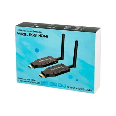 ADAPTADOR KIT EXTENSION ACTIVO HDMI 4K WIRELESS HASTA 50mts. + CABLE ALIMENTACIÓN USB