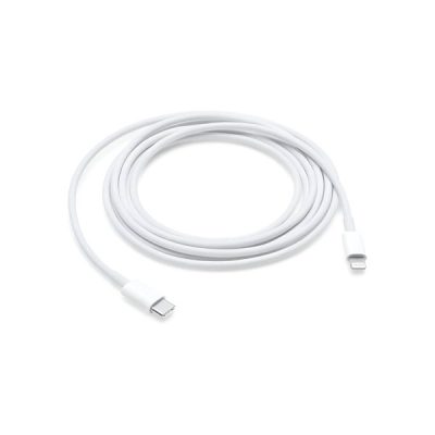 CABLE DE DATOS APPLE A2441 USB-C A LIGHTNING PARA IPHONE 14 13 12 11 X 8 7 6 5. 2mt.
