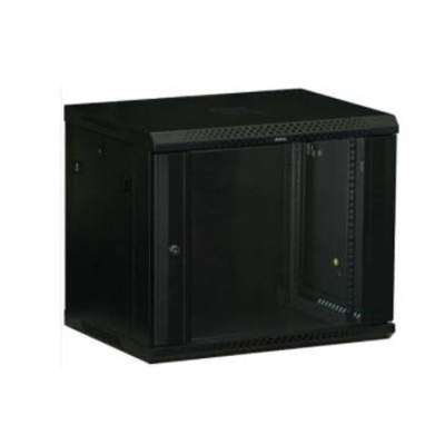 GABINETE RACK CERRADO GLC GLC-MURAL-9U500 COMPACTO DE PARED PUERTA DE VIDRIO 9UR (60x50x60cm)