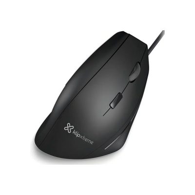 MOUSE ÓPTICO KLIP XTREME KMO-505 ERGONÓMICO VERTICAL USB NEGRO