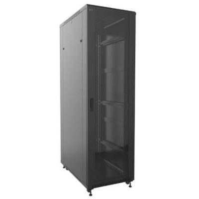 GABINETE RACK DE PISO NEXXT NPC-T27U66B AW222NXT11 CON PUERTA DE VIDRIO 27UR (60x60x138.8cm)