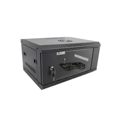 GABINETE RACK CERRADO XTRING XT-W1-5409 COMPACTO DE PARED PUERTA VIDRIO 9UR (54x40x50.1cm)